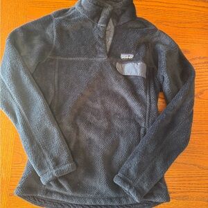 Navy Blue Fleece Pullover